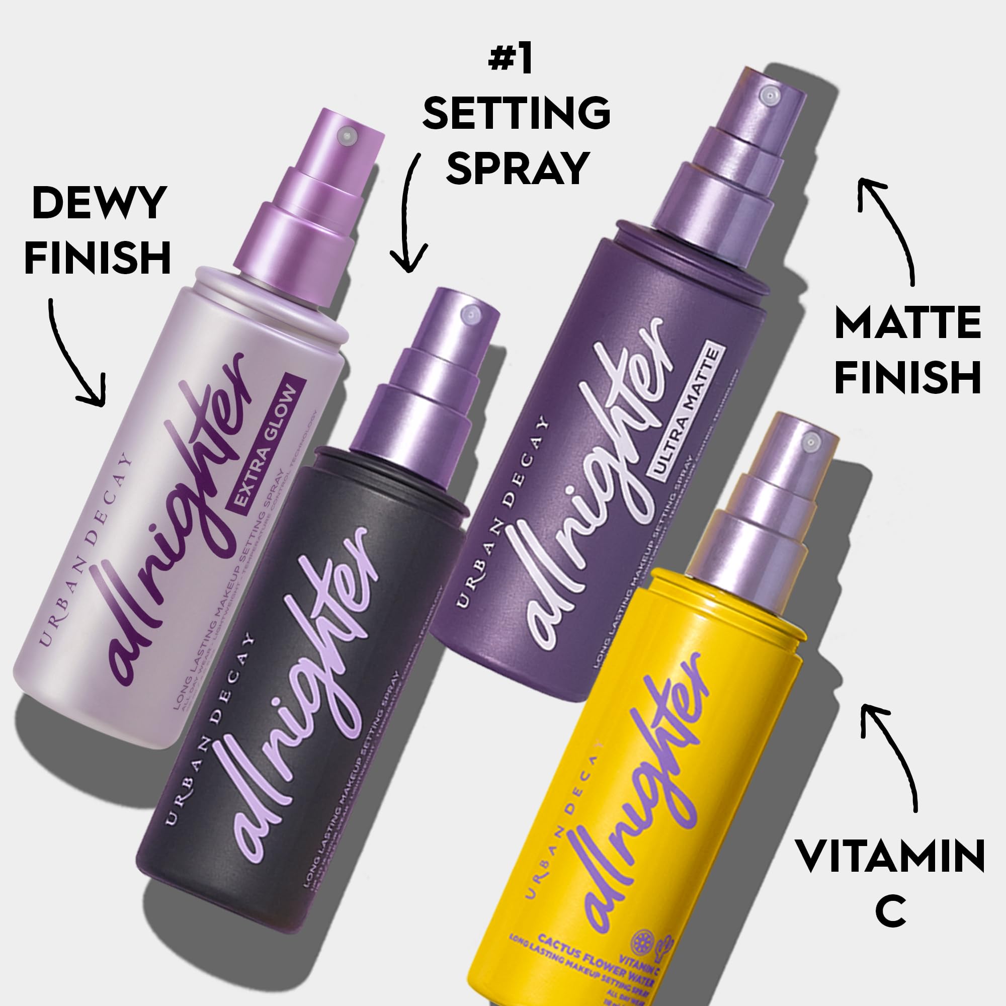 Urban Decay illuminated finish adds radiance after setting spray.