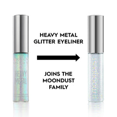 Urban Decay Moondust precision brush stroke highlights fine liner control.