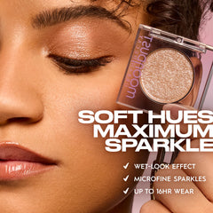 Urban Decay Moondust Solstice on lid demonstrates buildable color and dimension.