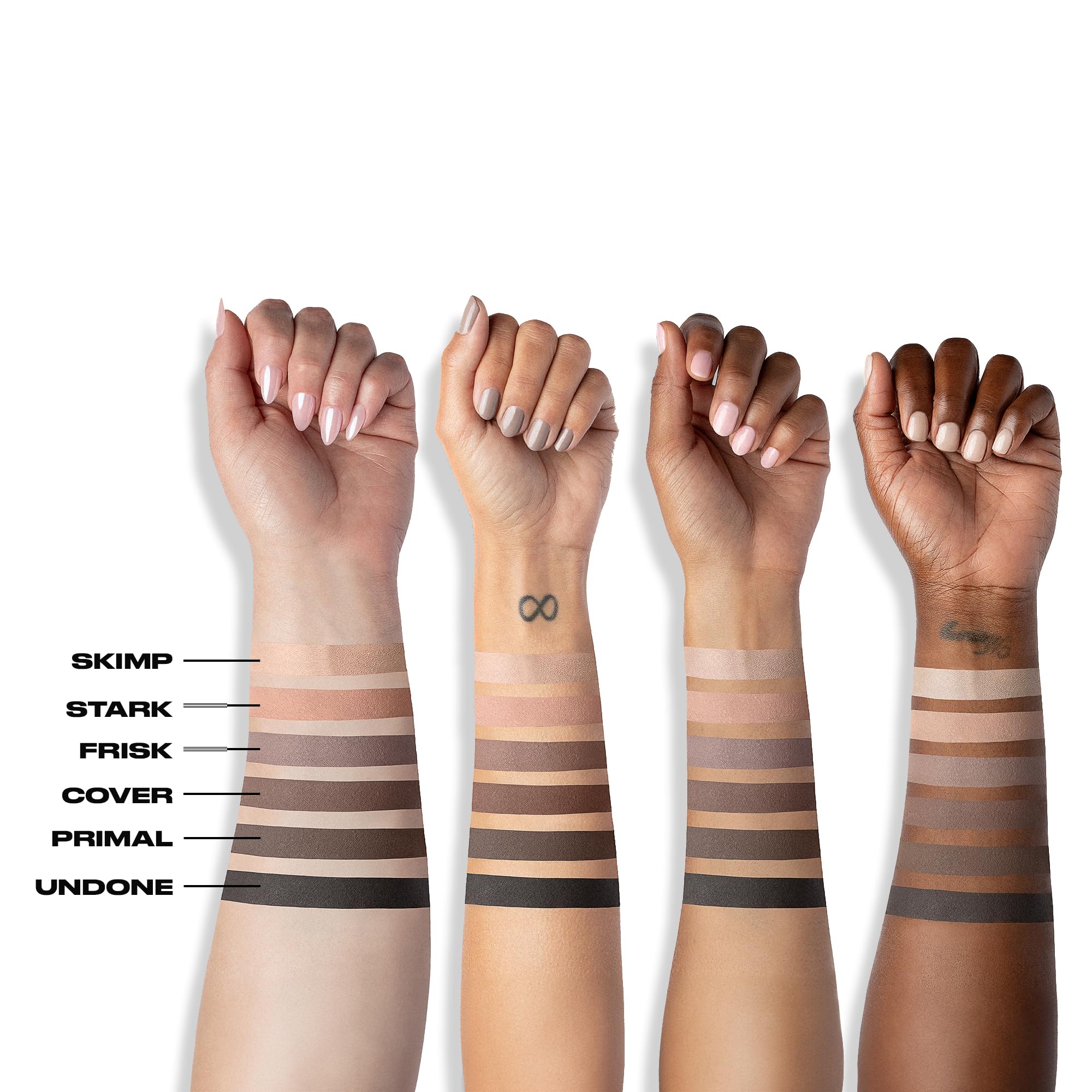 URBAN DECAY Naked 2 Basics mini palette open reveals travel-ready mirror