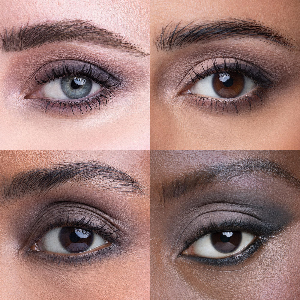 URBAN DECAY Naked 2 Basics mini shadows closeup highlights neutral matte pigments