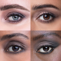 URBAN DECAY Naked 2 Basics mini shadows closeup highlights neutral matte pigments