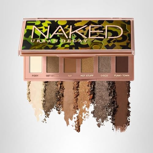 Urban Decay Naked Foxy Mini Hot Stuff shade swatch for orange-gold pop.