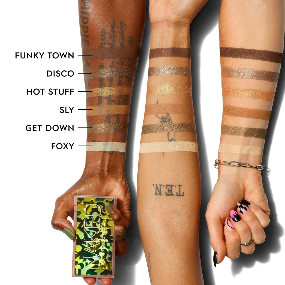 Urban Decay Naked Foxy Mini Sly shade swatch for everyday contour.