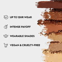 URBAN DECAY Naked Mini Half Baked swatches reveal creamy textures and rich bronze tones