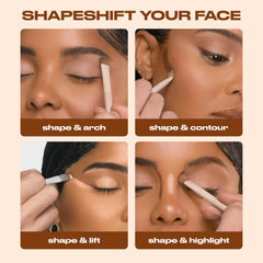 Urban Decay Naked Shaped buttery mattes define the crease with rich warmth.