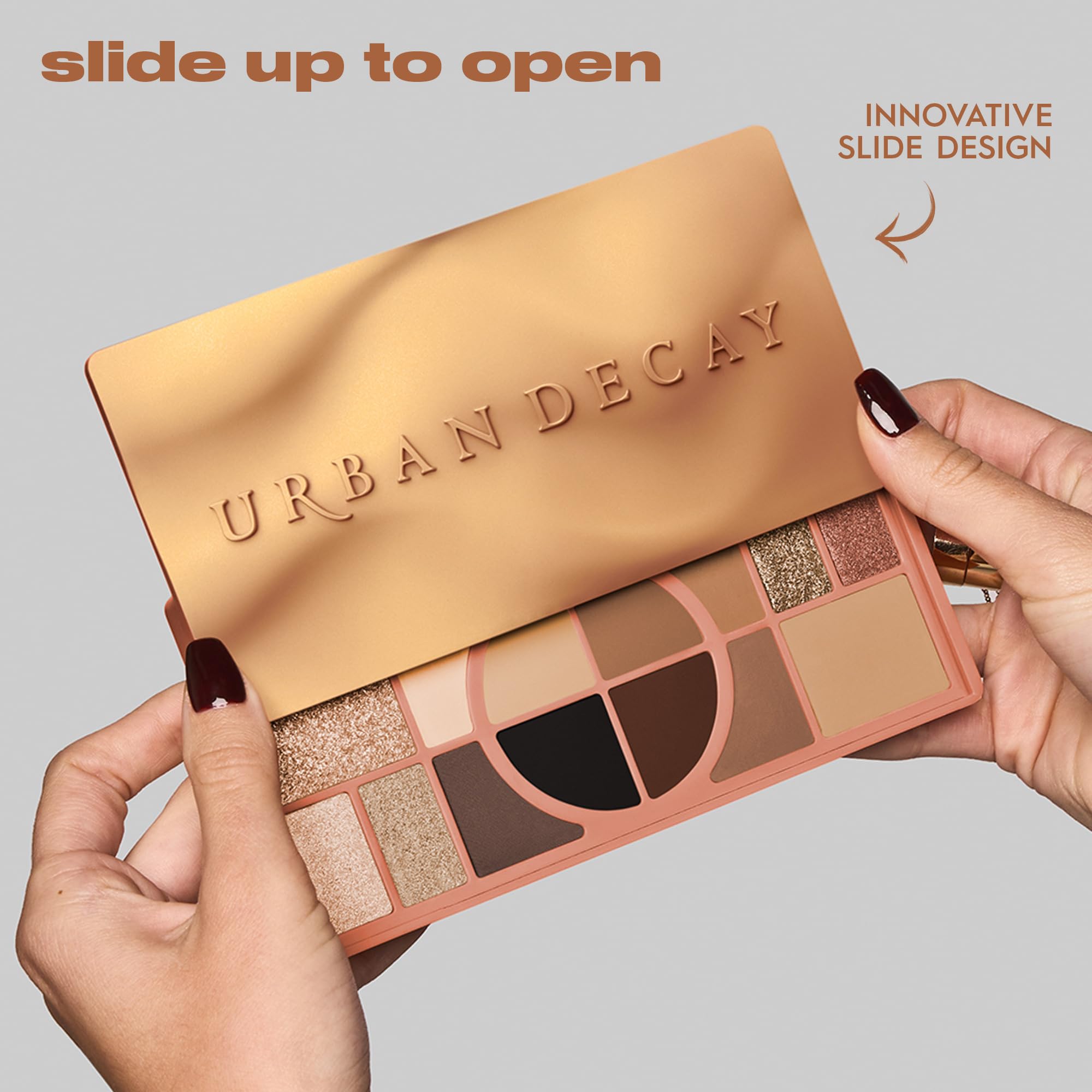 Urban Decay Naked Shaped compact is travel-ready for on-the-go artistry.
