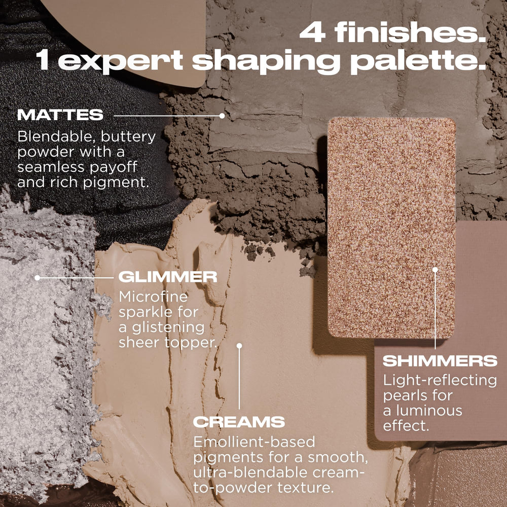 Urban Decay Naked Shaped Palette cream-to-powder texture blends easily