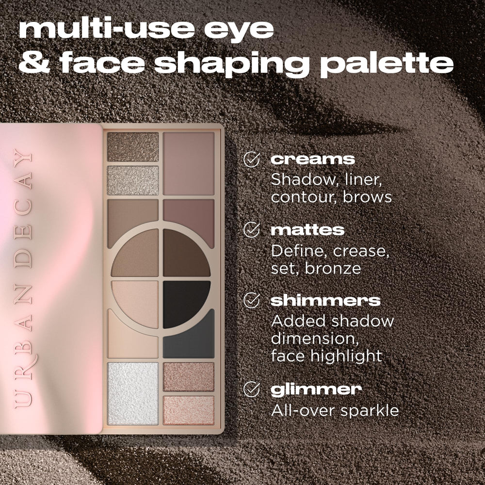 Urban Decay Naked Shaped Palette matte crease shades define eyes