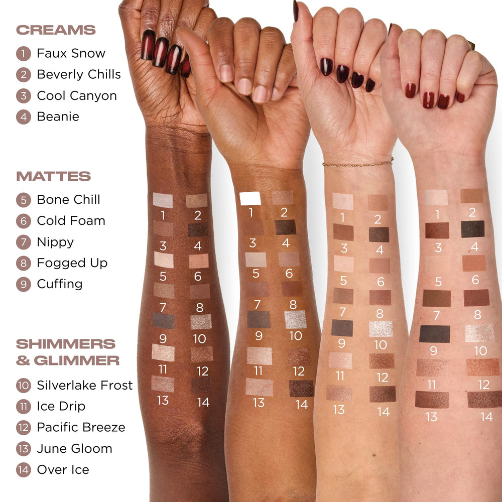 Urban Decay Naked Shaped Palette shimmer and glimmer toppers highlight