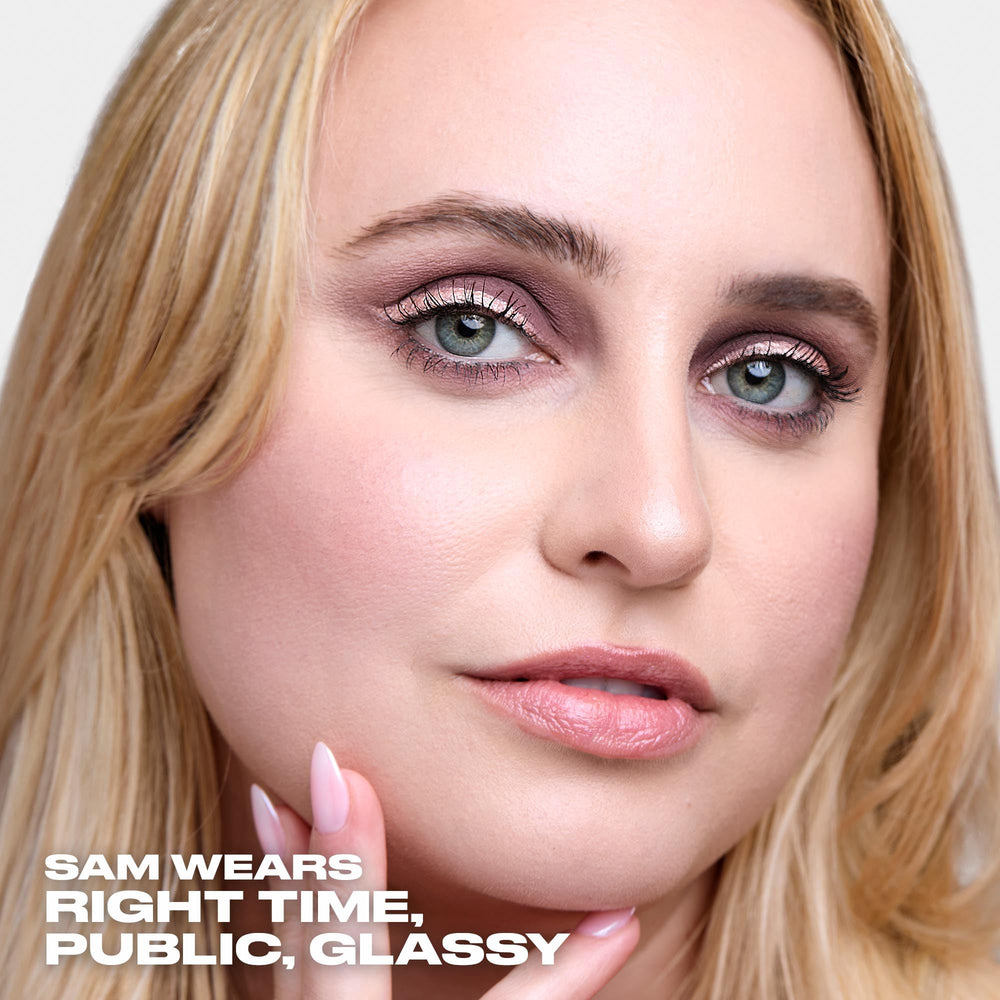 Urban Decay Naked3 Mini day-to-night look using rosy neutrals.