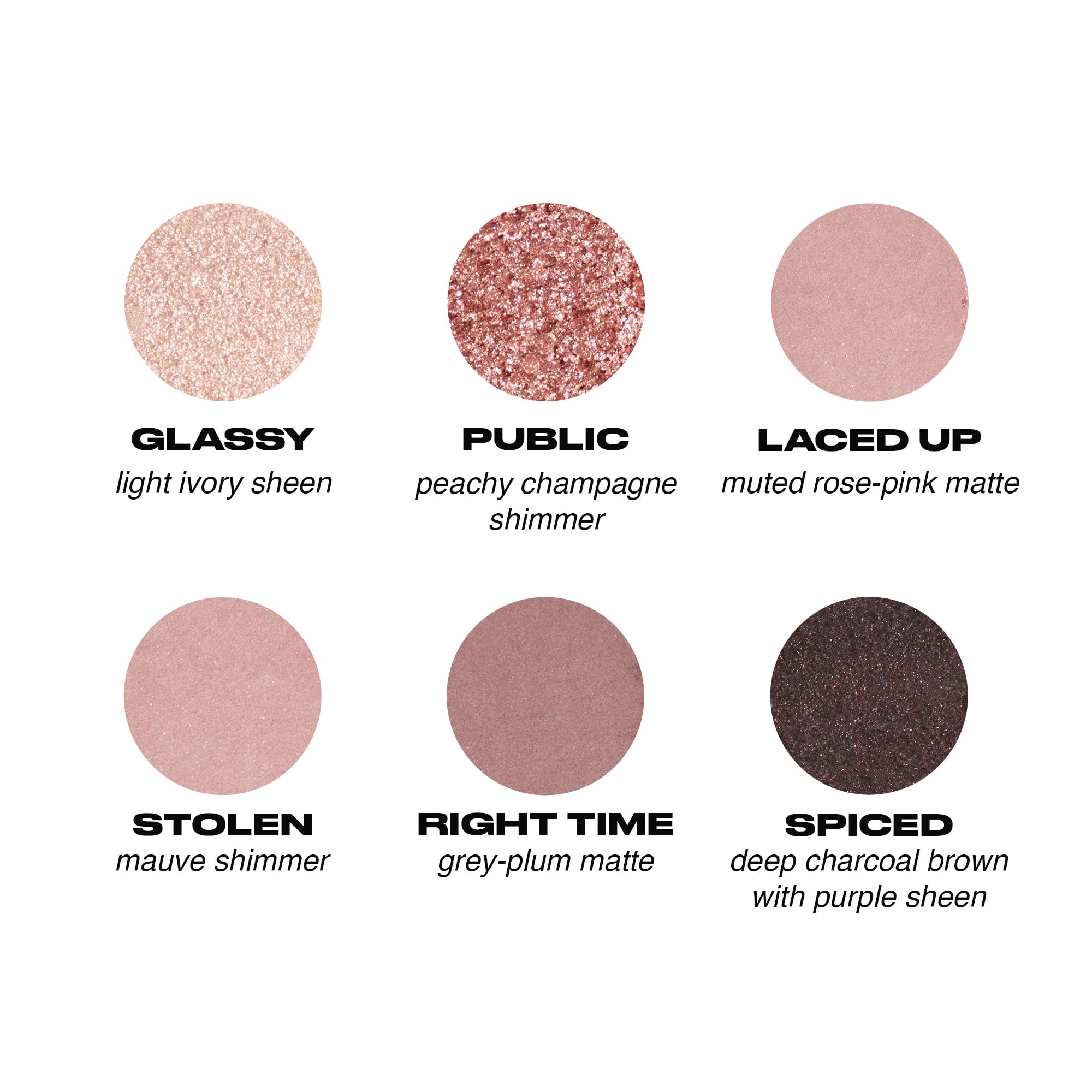 Urban Decay Naked3 Mini rosy palette close-up highlighting pigment richness.