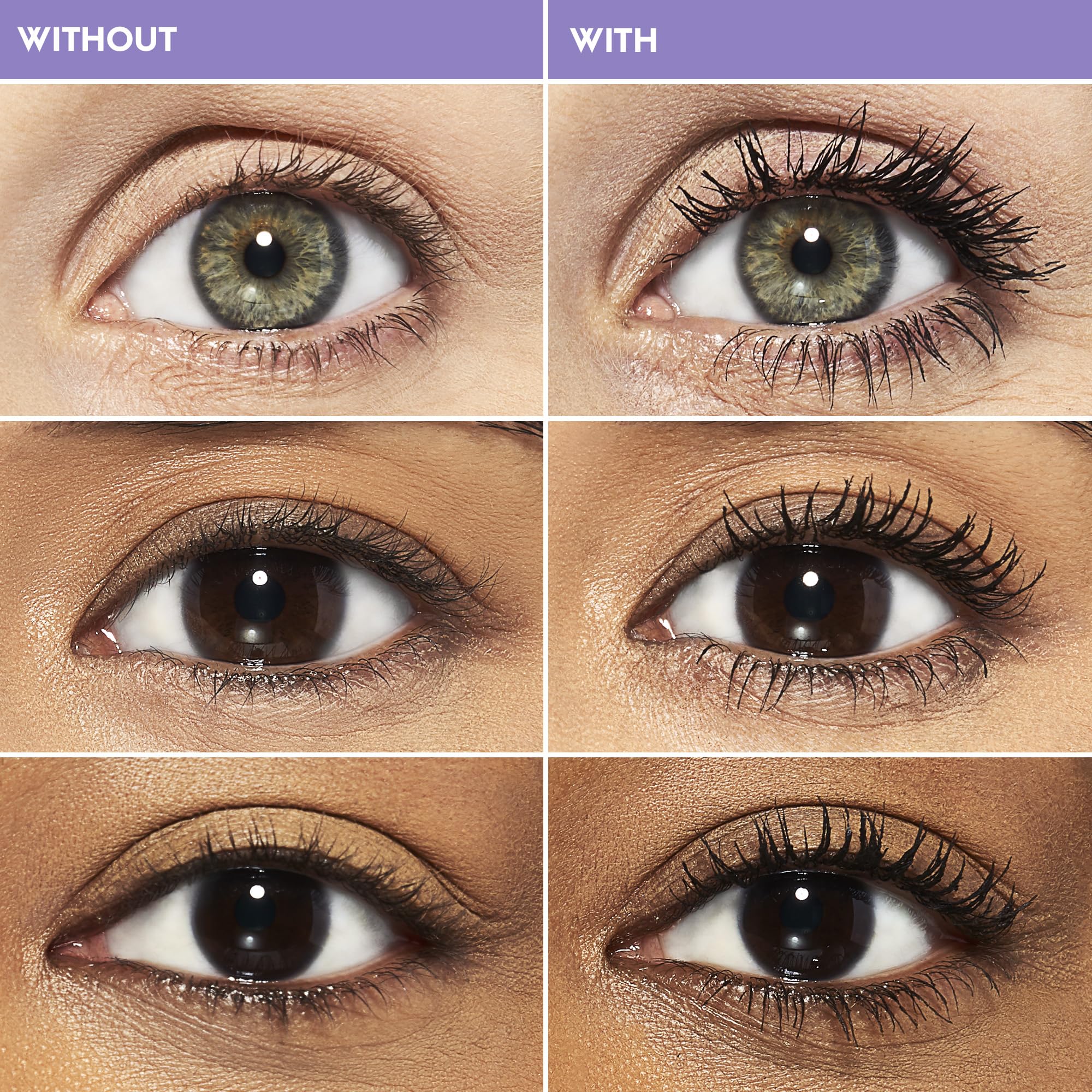 Urban Decay Perversion Volumizing Mascara wand bristle detail showing lash separation and lift.