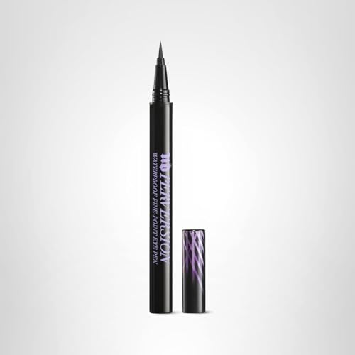 Urban Decay Perversion waterproof eyeliner brush stroke shows smooth, long-lasting pigment.