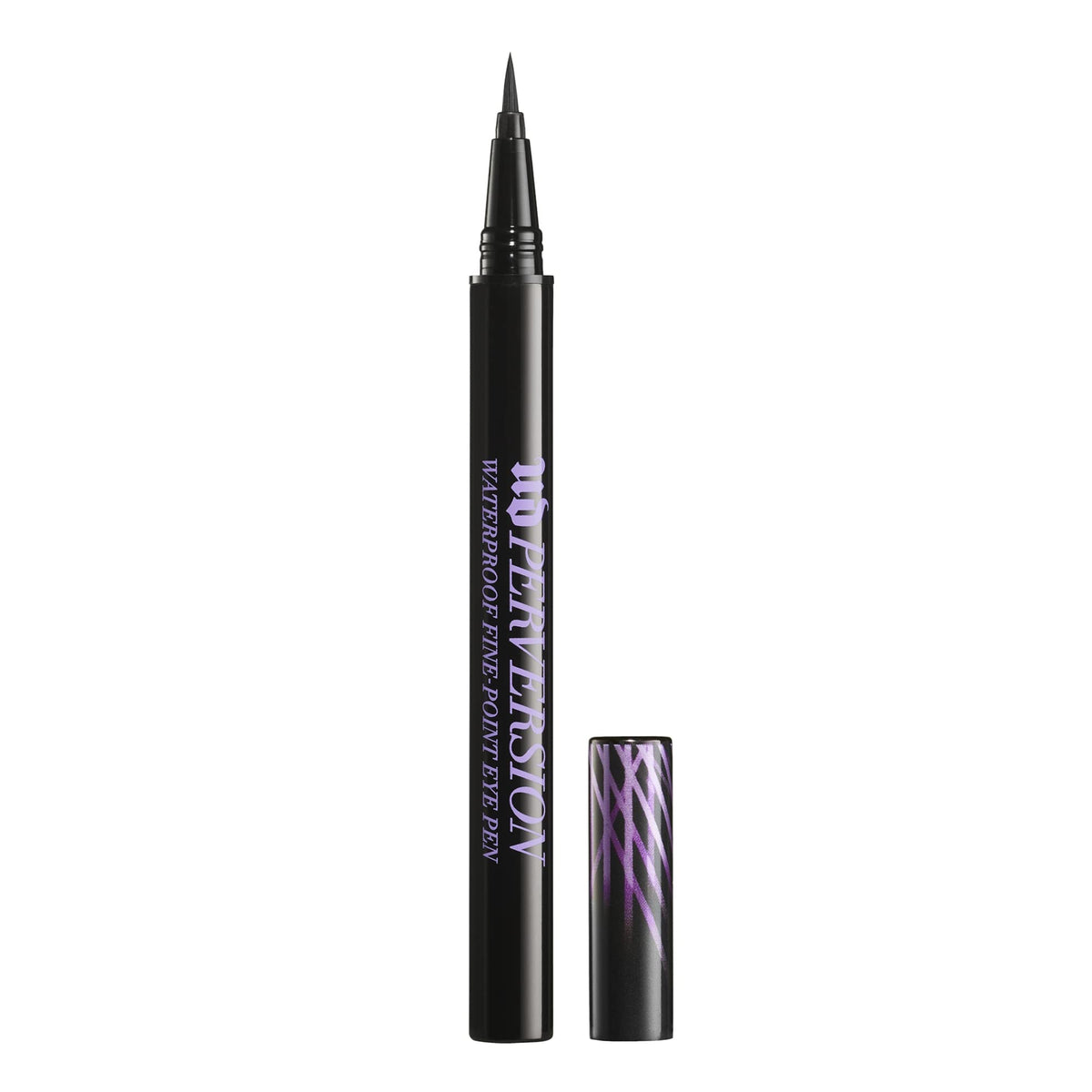 Urban Decay Perversion waterproof eyeliner tip close-up for precise winged liner.