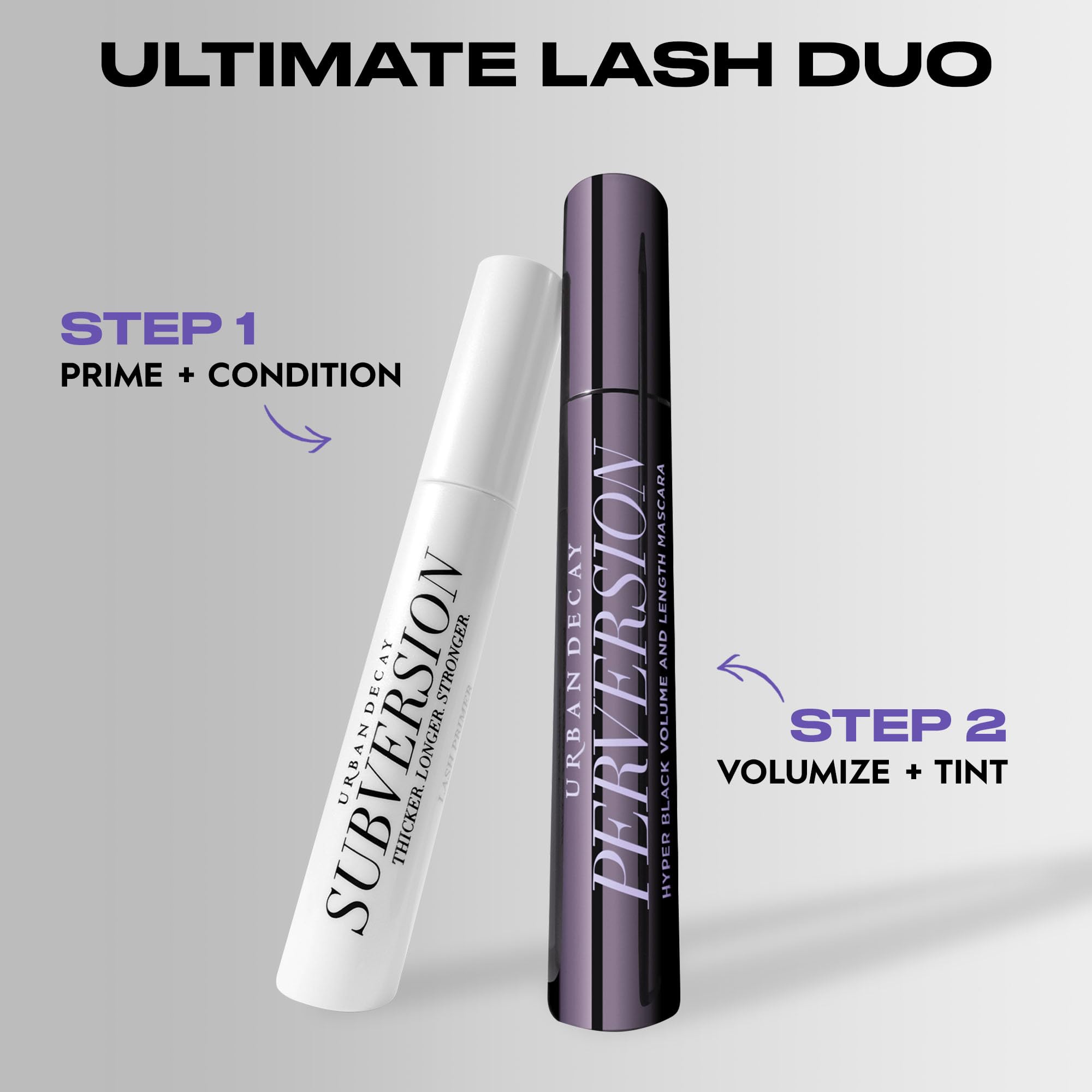 Urban Decay Subversion Lash Primer before-and-after style illustrating dramatic potential.