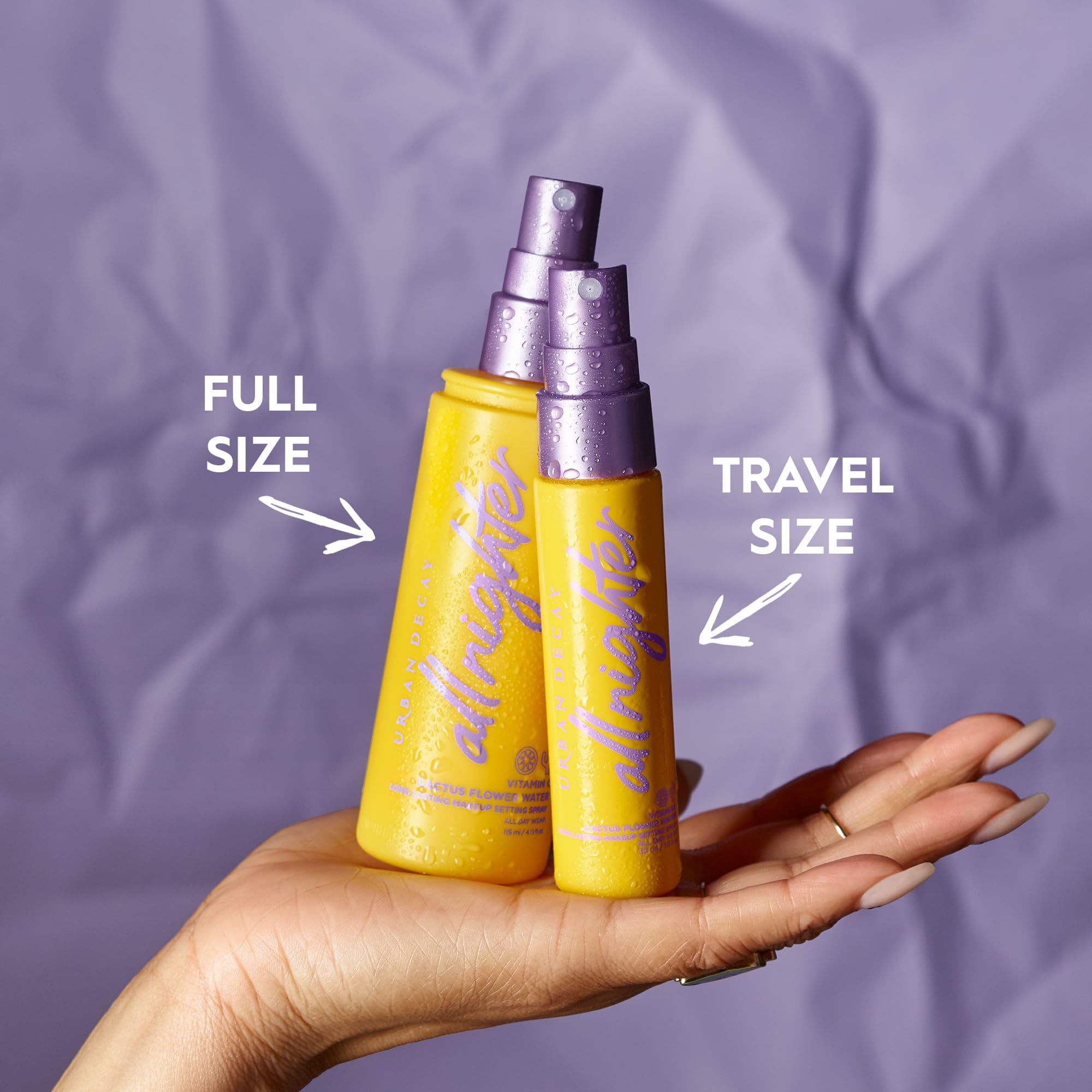 Urban Decay vegan cruelty-free setting spray suitable for all skin types.