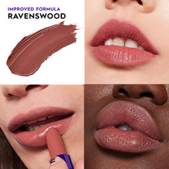 Urban Decay Vice Hydrating Lipstick swatch shows shade payoff and creamy texture.