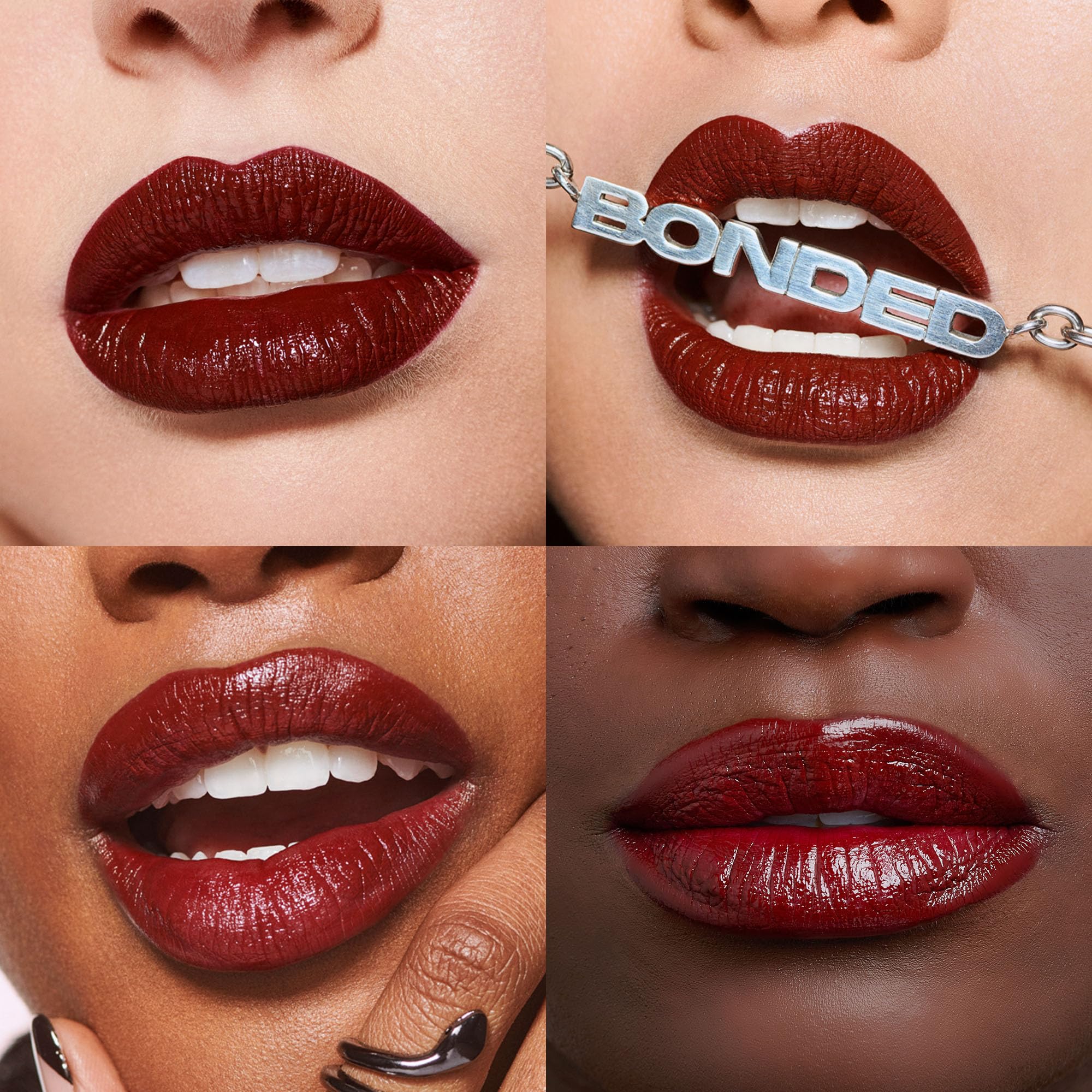 Urban Decay Vice Lip Bond application close-up demonstrates smooth, one-swipe color.