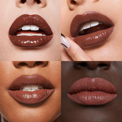 Urban Decay Vice Lip Bond application shot showing glossy, comfortable wear.
