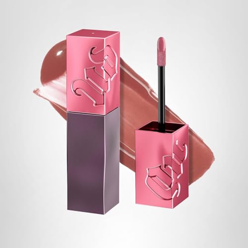 Urban Decay Vice Lip Bond No Restraints purple swatch suggests a statement lip for evenings.
