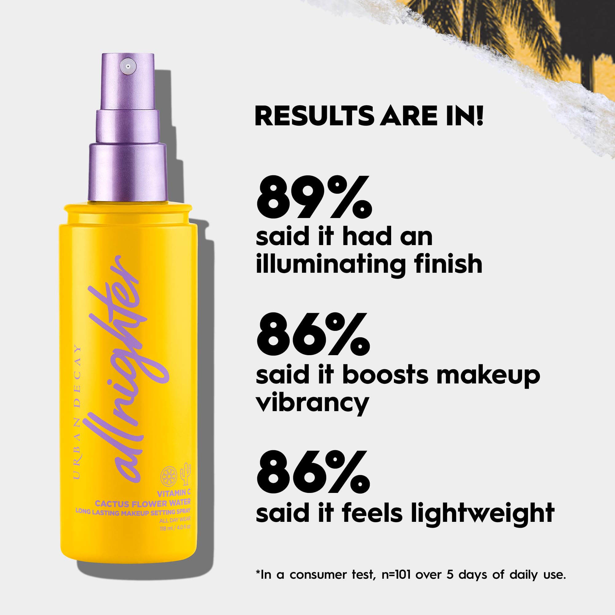 Urban Decay waterproof formula resists transfer during workouts or humid days.