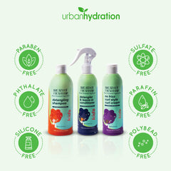 Urban Hydration Breath of Fresh Hair conditioner bottle suggests detangling and smoothness for easy styling