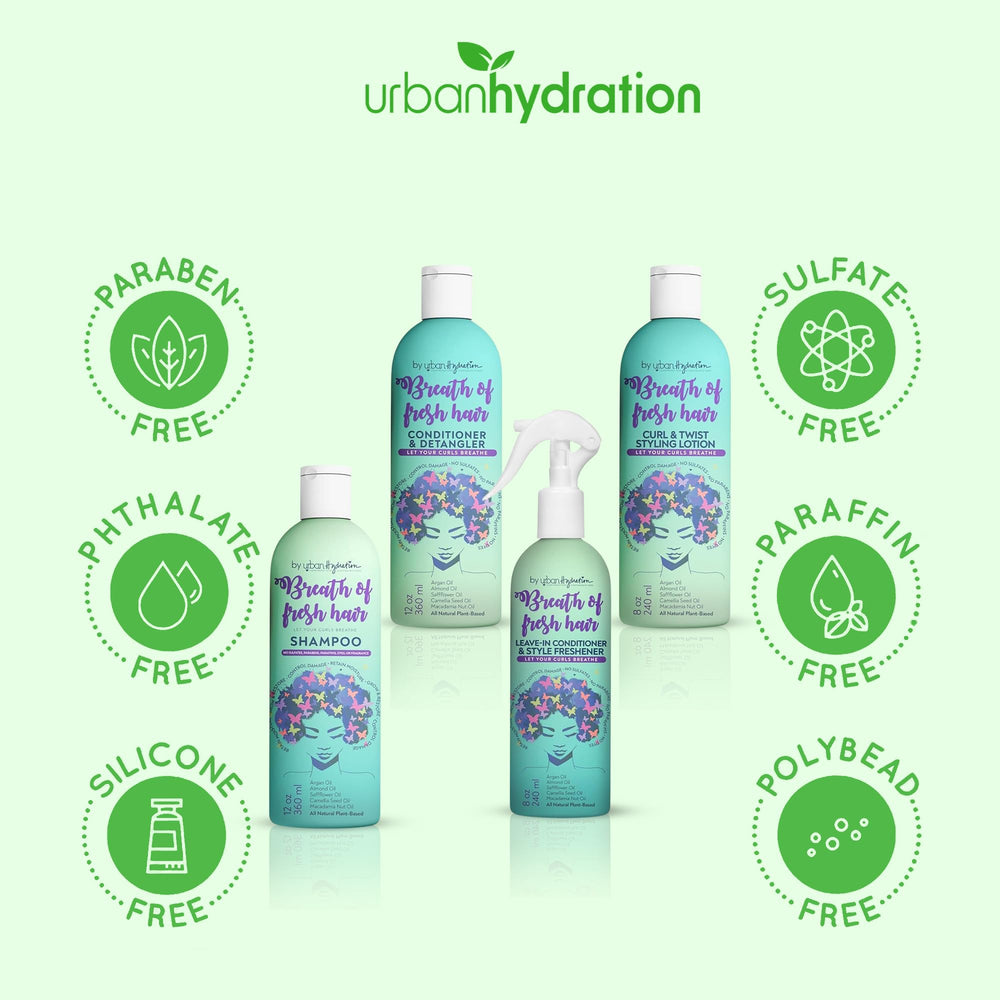 Urban Hydration Breath of Fresh Hair conditioner bottle soothing scalp and smoothing strands