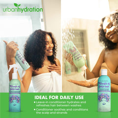 Urban Hydration Breath of Fresh Hair leave-in conditioner ready for daily refresh and detangling