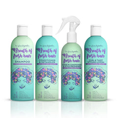 Urban Hydration Breath of Fresh Hair shampoo bottle showing hydrating formula for breakage prevention