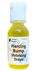 Urban ReLeaf piercing drops bottle front for gentle post-piercing care.