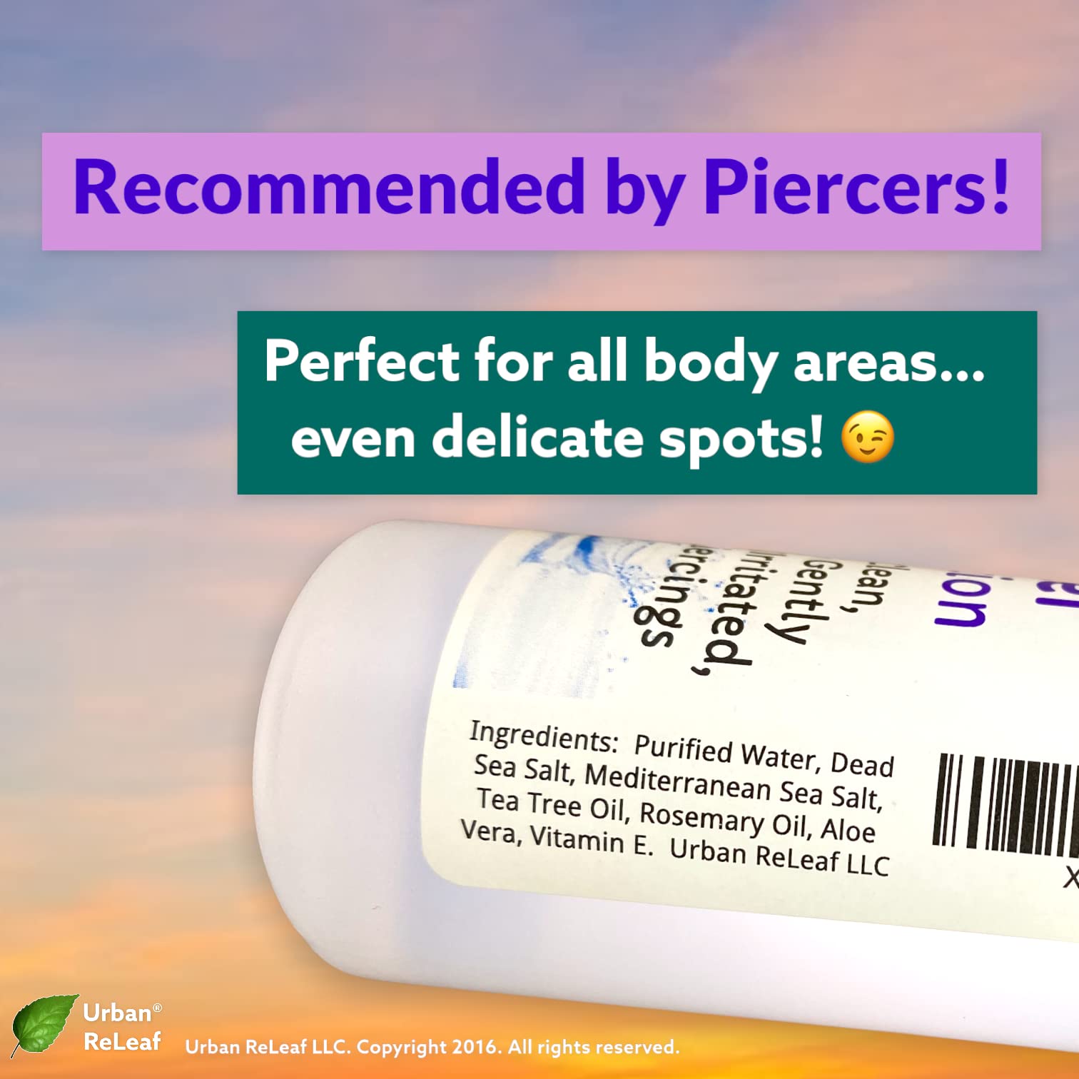 Urban ReLeaf Rosemary Oil bottle helps shrink tissue swelling for smoother skin