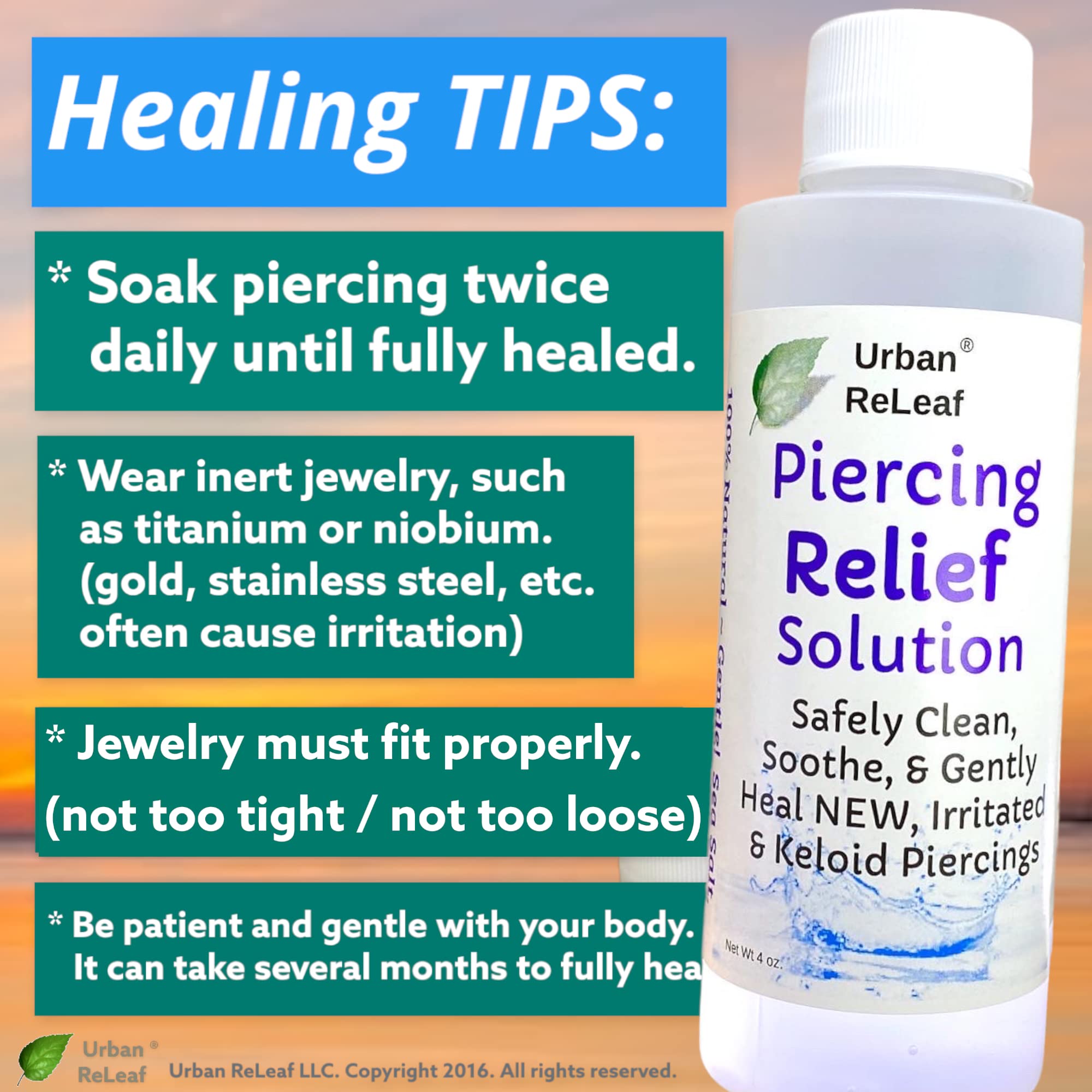 Urban ReLeaf Vitamin E nourishes and soothes irritated skin