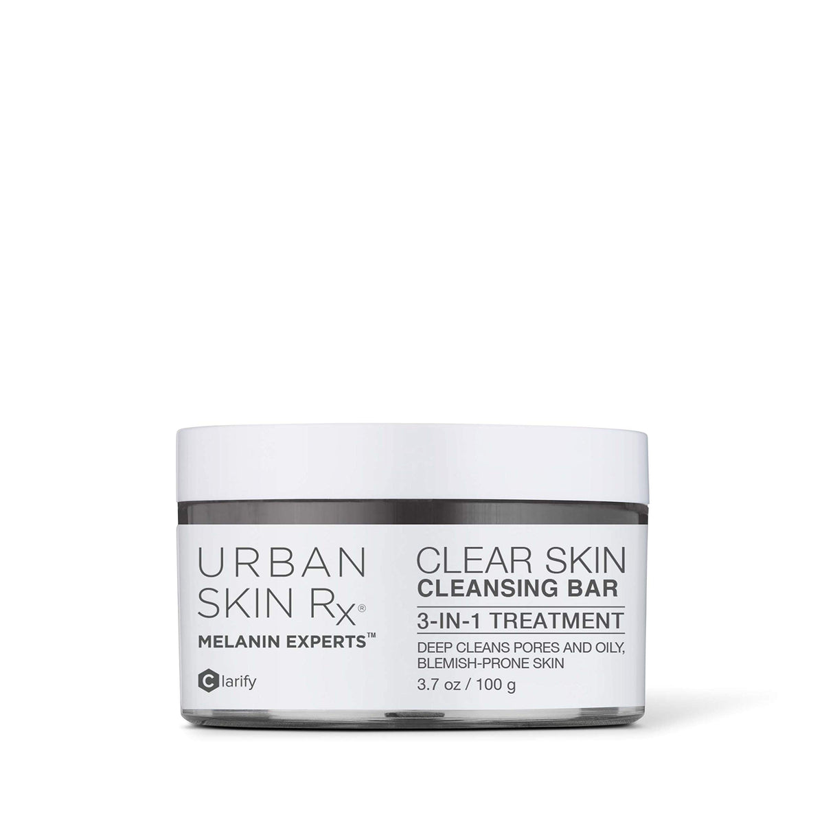 Urban Skin Rx Clear Skin 3-in-1 bar lather close-up for oil control.