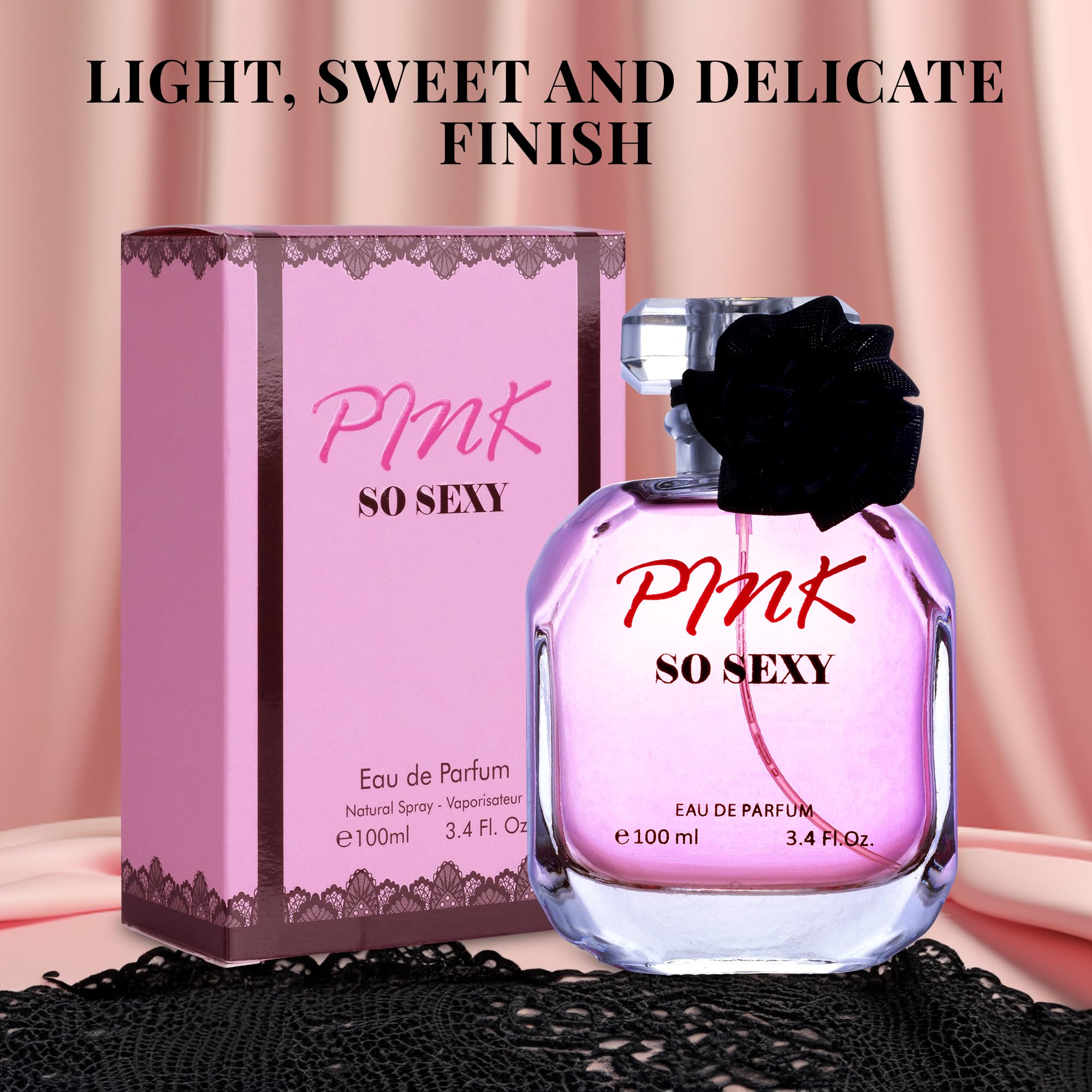 Urban Collection Pink So Sexy apple note closeup hints fruity sweetness and longevity.