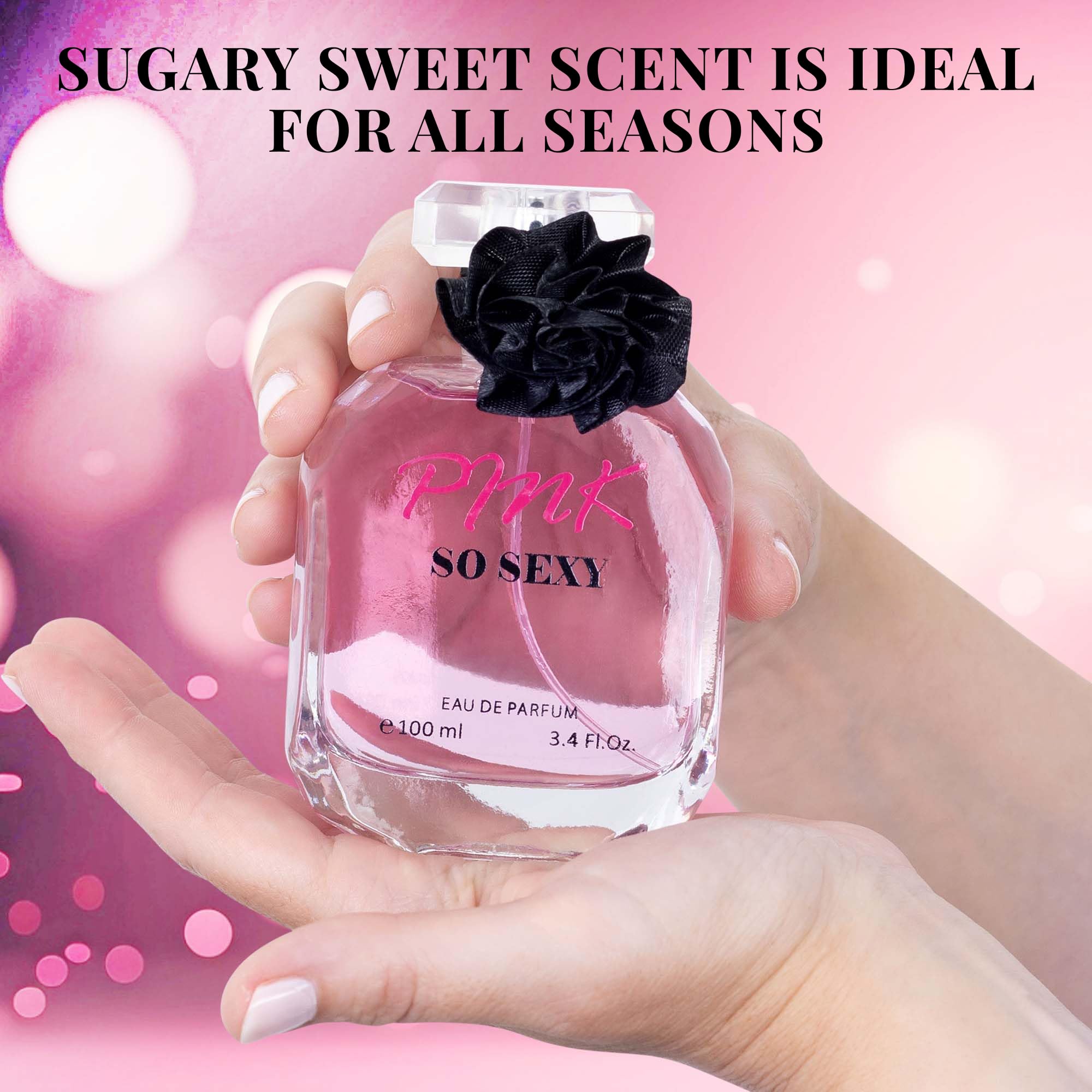 Urban Collection Pink So Sexy floral fruity display captures sugar-sweet aroma profile.