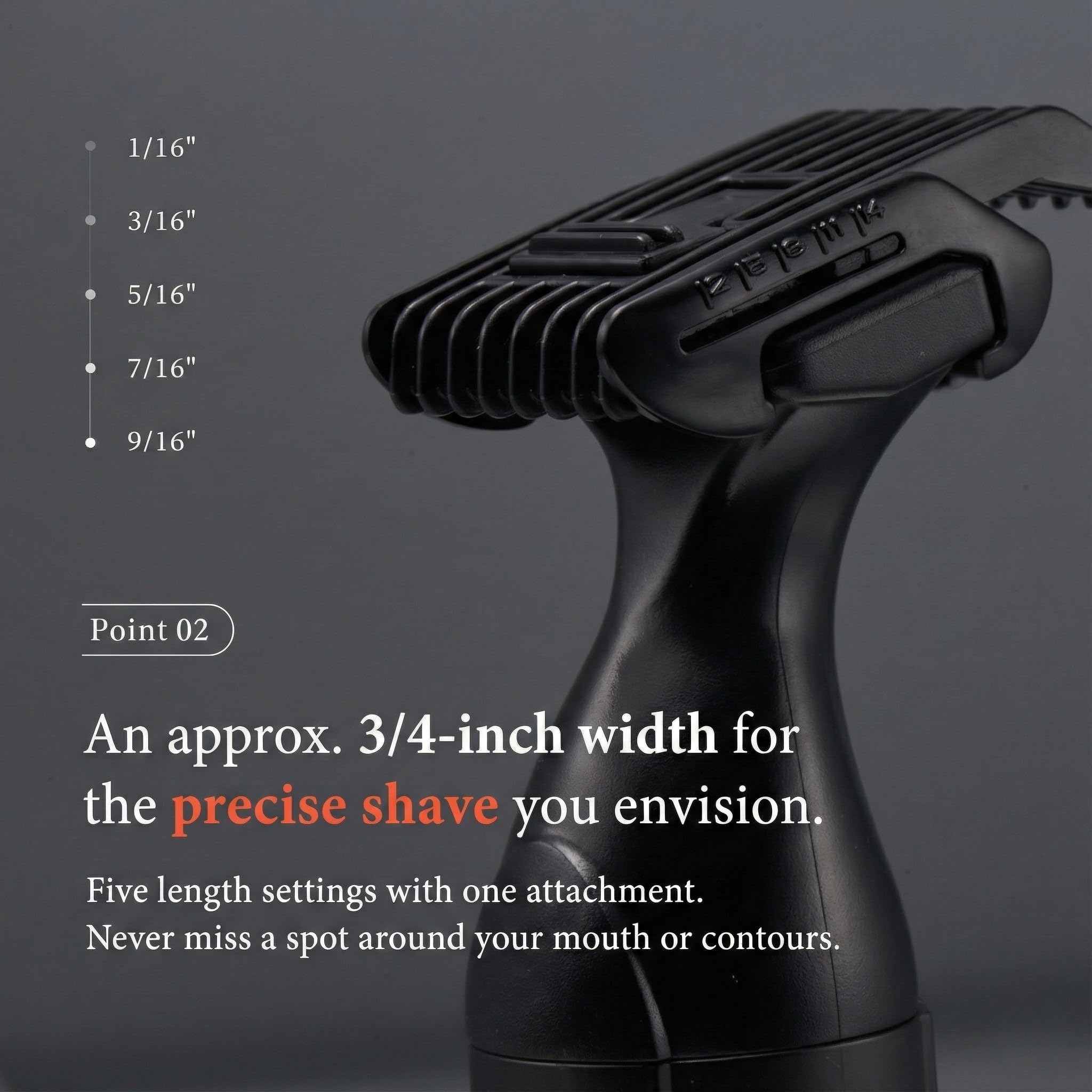 Urbaner Mustache Trimmer features Mabuchi motor delivering steady power and quiet operation.