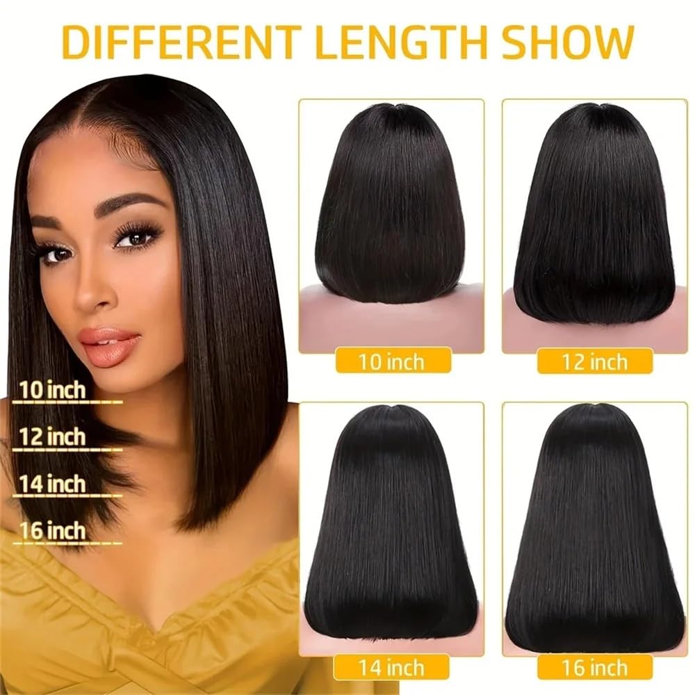 Urbansister bob lace front wig bleached knots close-up for a realistic finish.