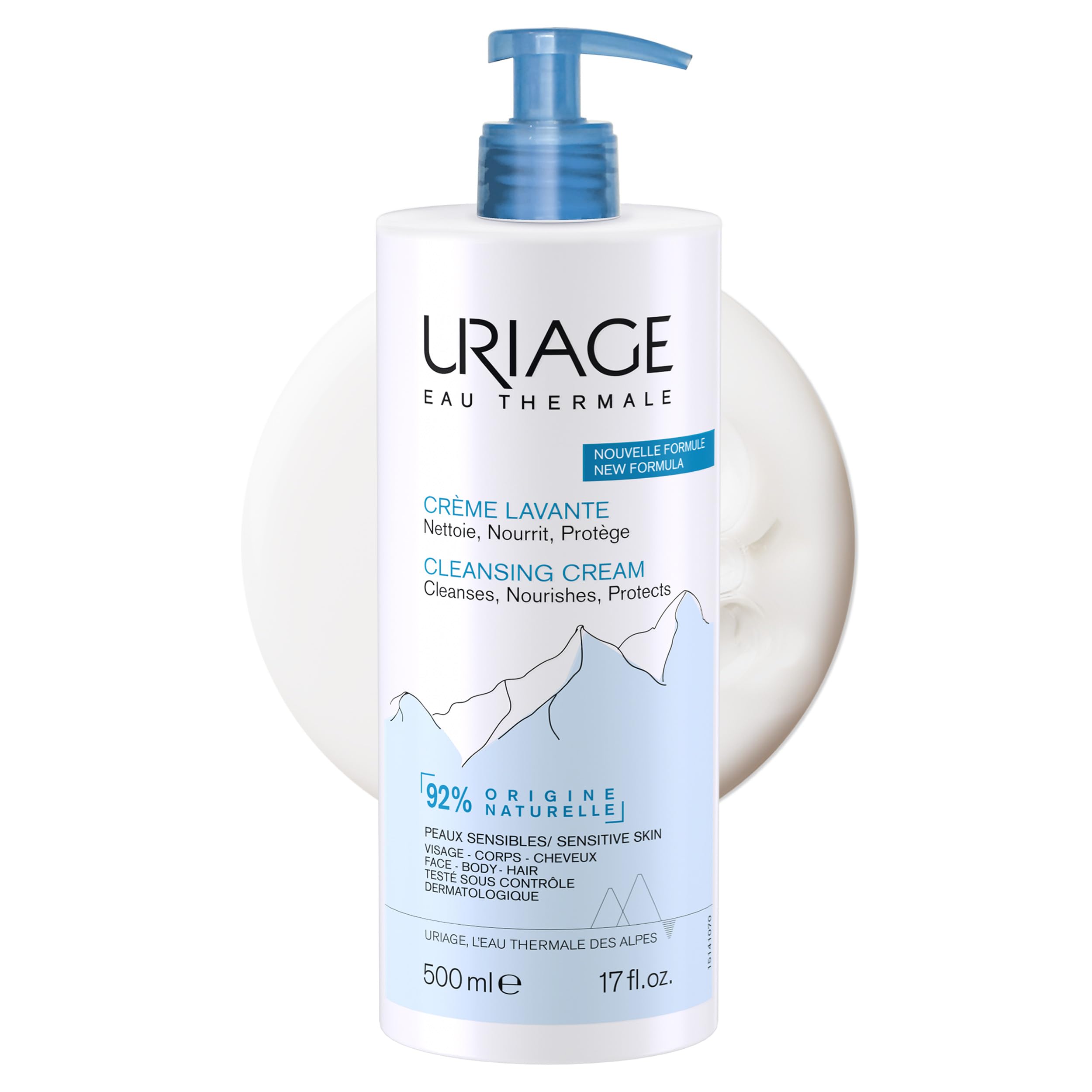 Uriage Daily Moisturizing Body Cleanser with Shea Butter bottle for nourishing, gentle cleansing