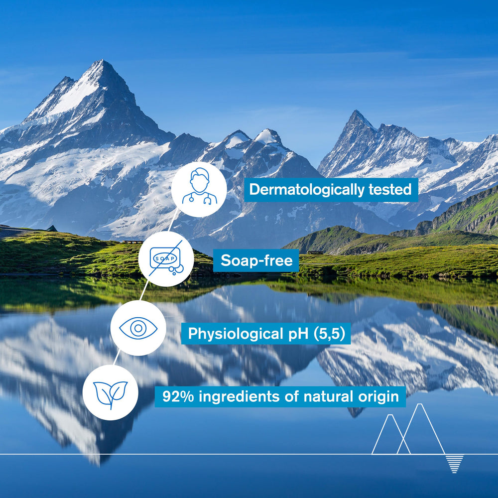 Uriage cleanser lathers gently, leaving a clean, refreshed sensation