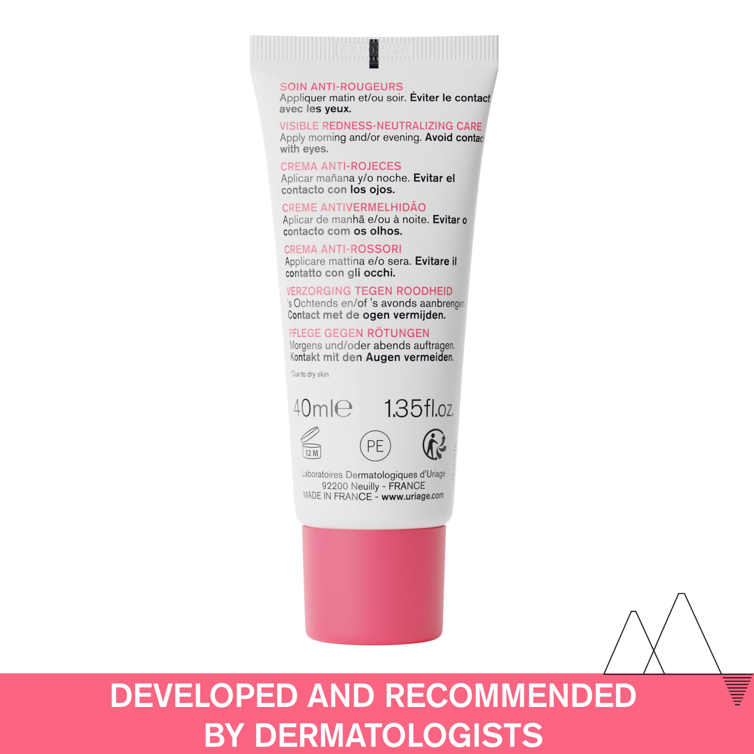 Uriage Roseliane algae and ginseng extracts illustration for protective hydration.