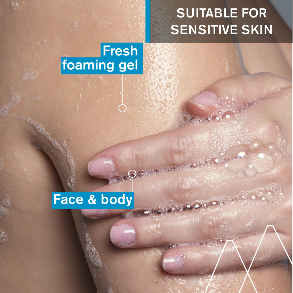 Uriage cleanser for face and body suitable for sensitive skin.