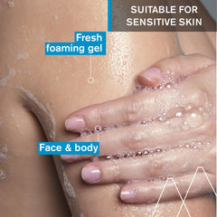 Uriage cleanser for face and body suitable for sensitive skin.