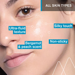 Uriage Thermal Water Essence label detail emphasizes trusted mineral-rich formula.