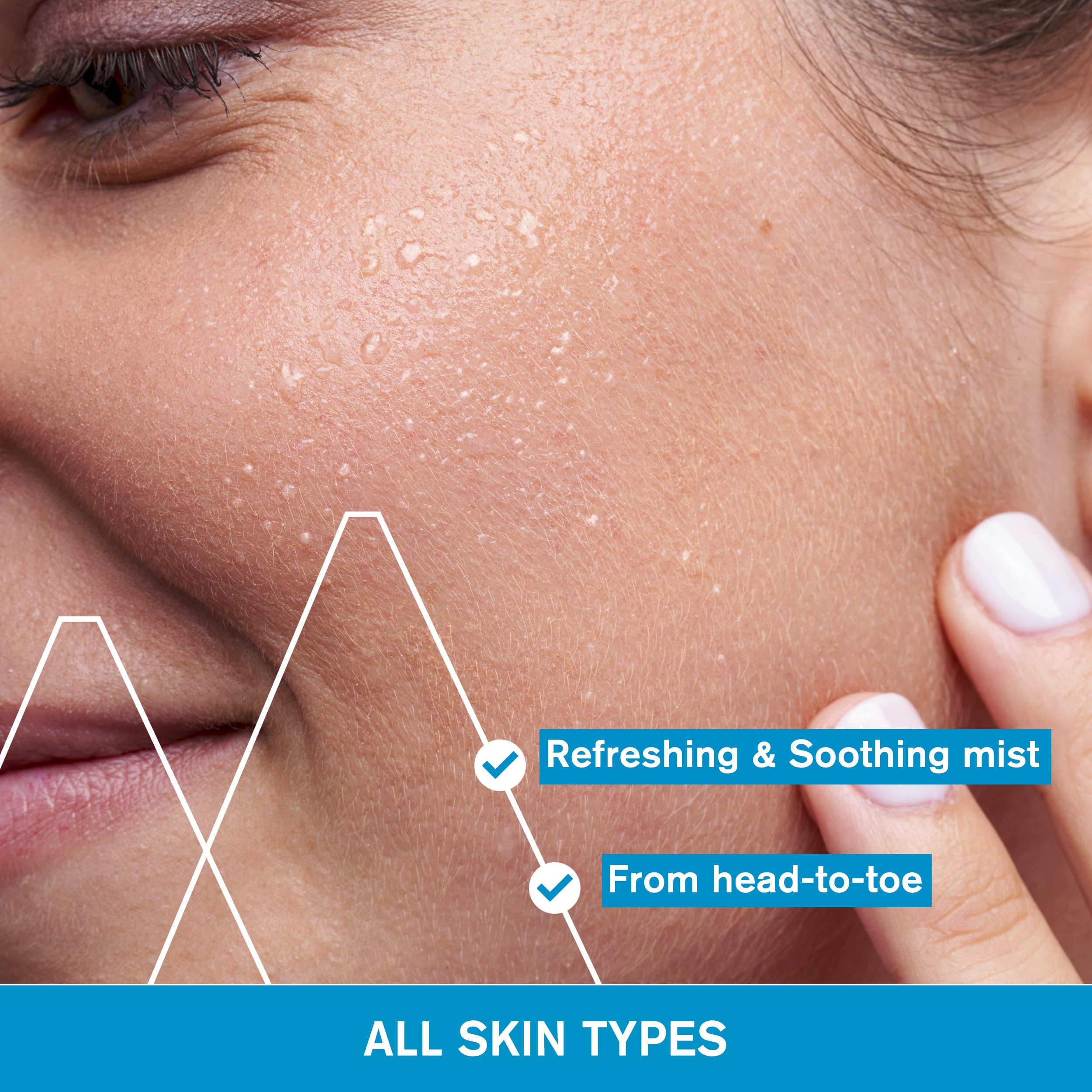 Uriage Thermal Water Spray apply face and body for instant refreshment.