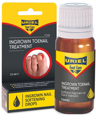 URIEL UPGRADED ingrown toenail-treatment bottle close-up for soothing topical care