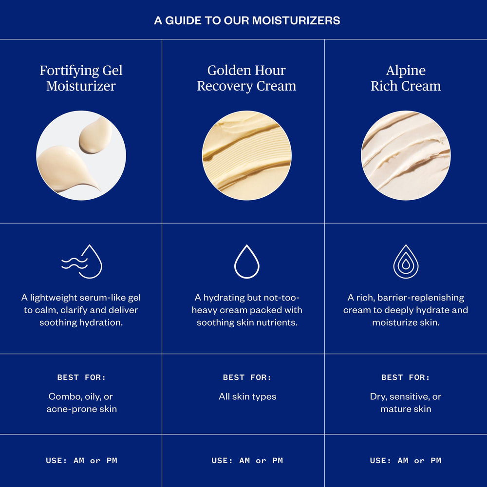 Ursa Major Alpine Rich Cream being applied to skin for quick absorption