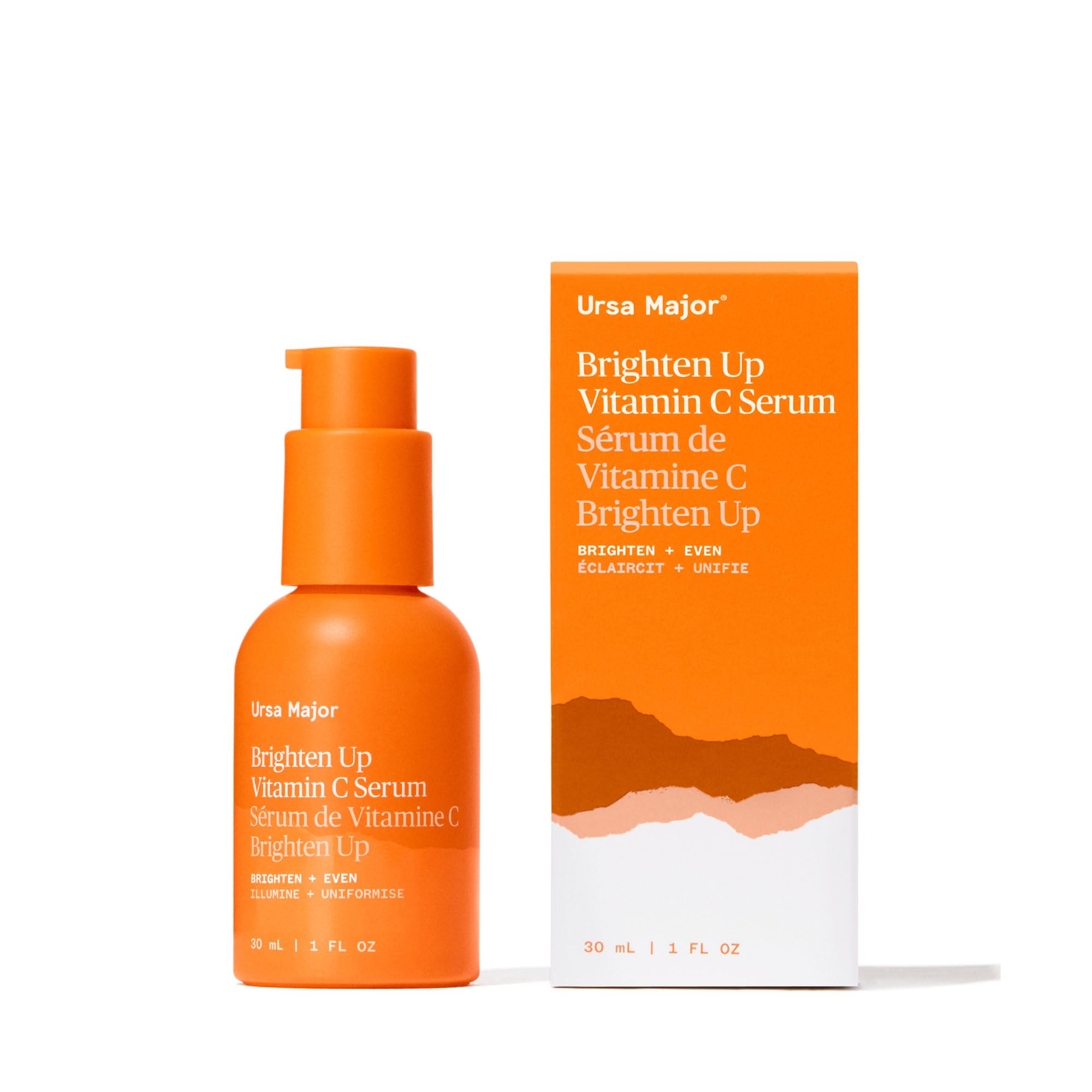 Ursa Major Brighten Up Serum bottle ready for daily brightening and hydration