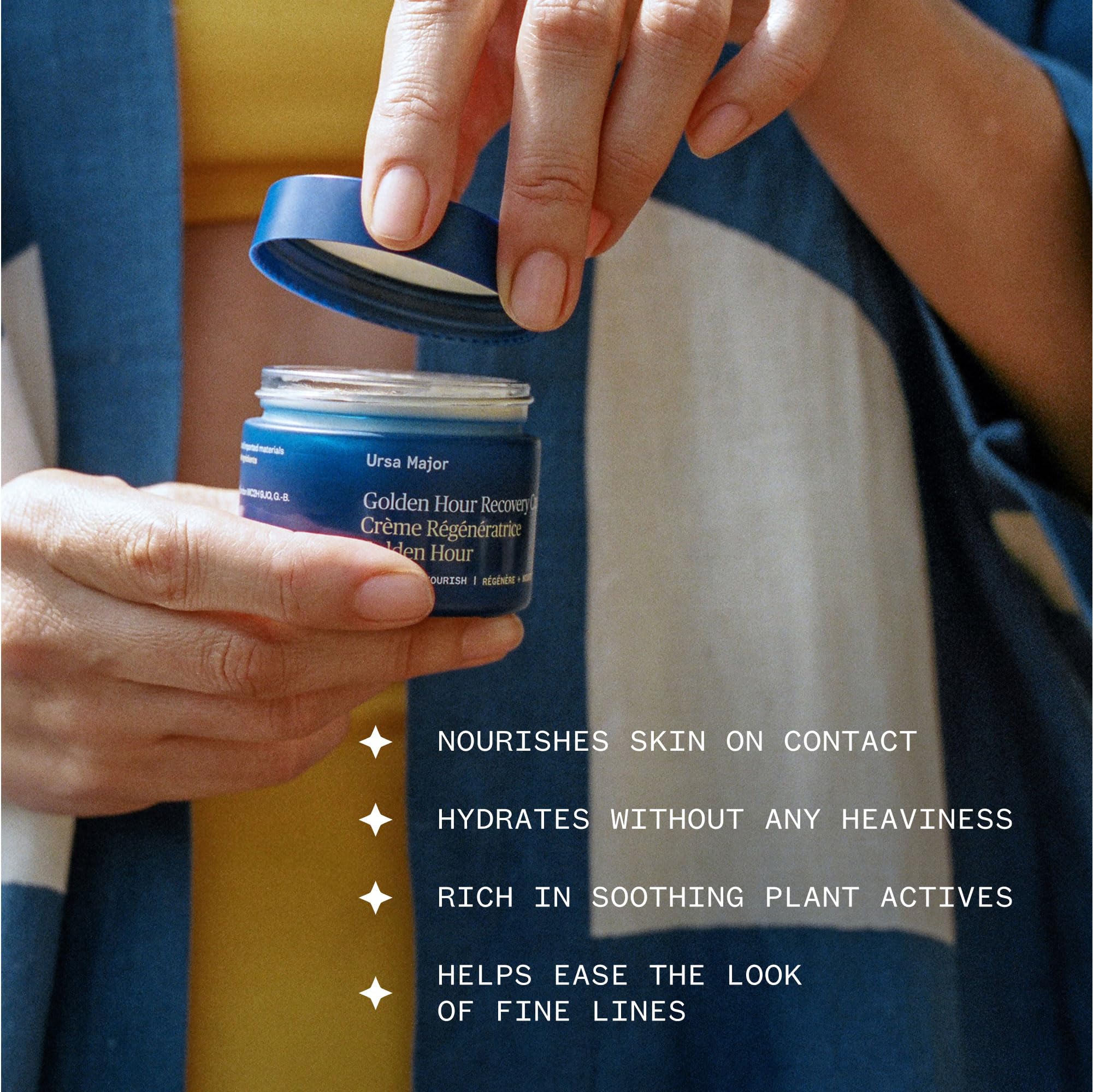 Ursa Major Golden Hour sea buckthorn image signals antioxidant, hydrating power