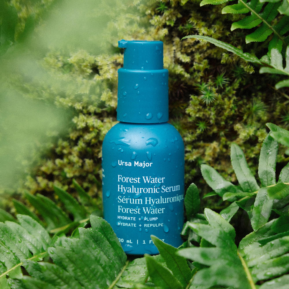 Ursa Major recyclable glass bottle image showcasing eco-friendly packaging.